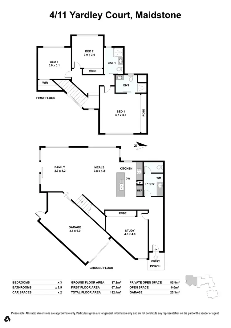 Fifth view of Homely townhouse listing, Unit 3/11 Yardley Court, Maidstone VIC 3012
