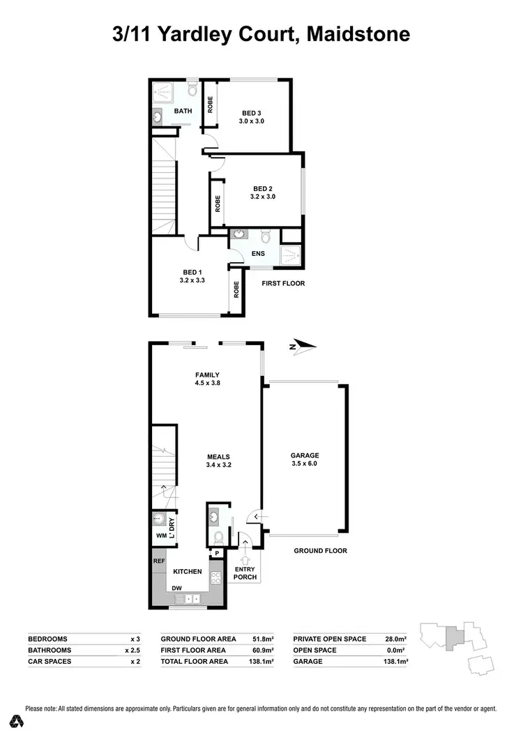 Sixth view of Homely townhouse listing, Unit 3/11 Yardley Court, Maidstone VIC 3012