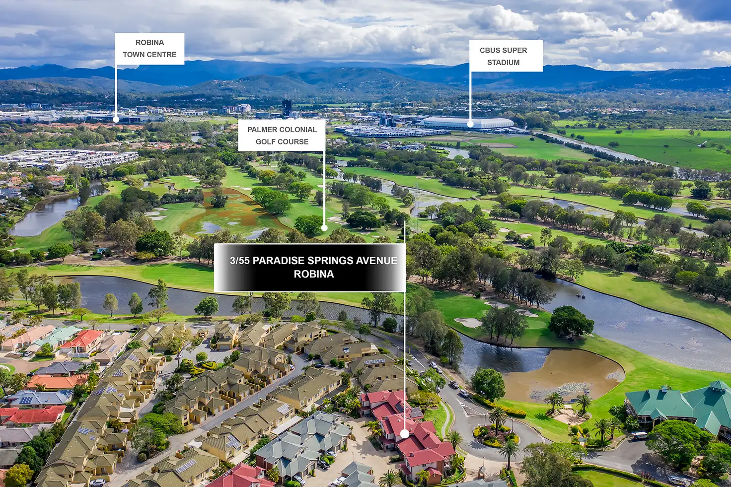 Main view of Homely house listing, 3/55 Paradise Springs Avenue, Robina QLD 4226