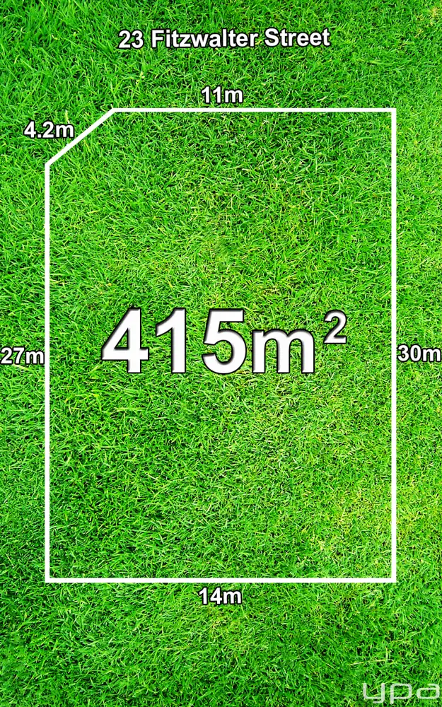 Main view of Homely land listing, 23 Fitzwalter Street, St Leonards VIC 3223