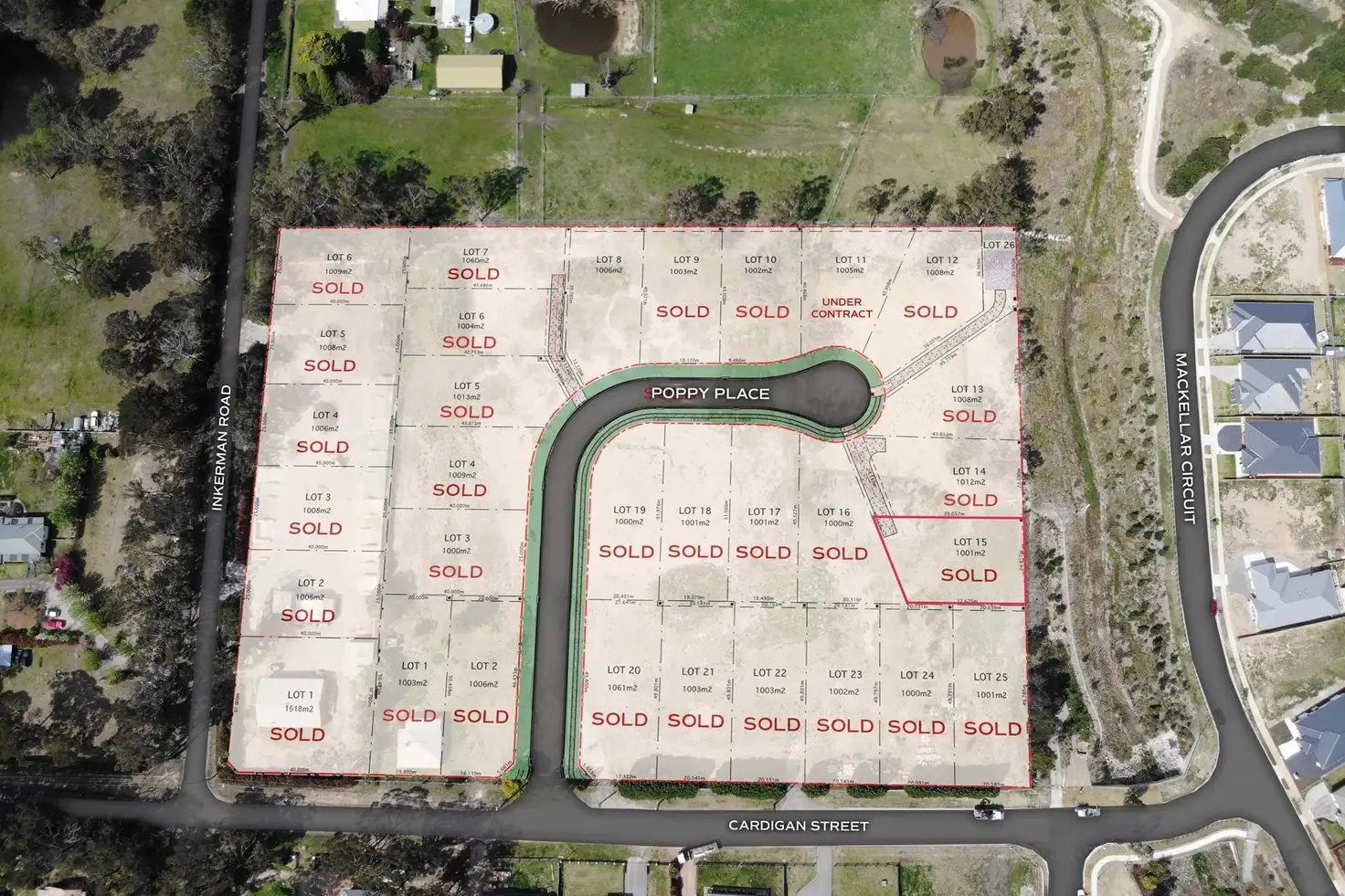 Main view of Homely land listing, LOT 15, 12 Poppy Place, Renwick NSW 2575