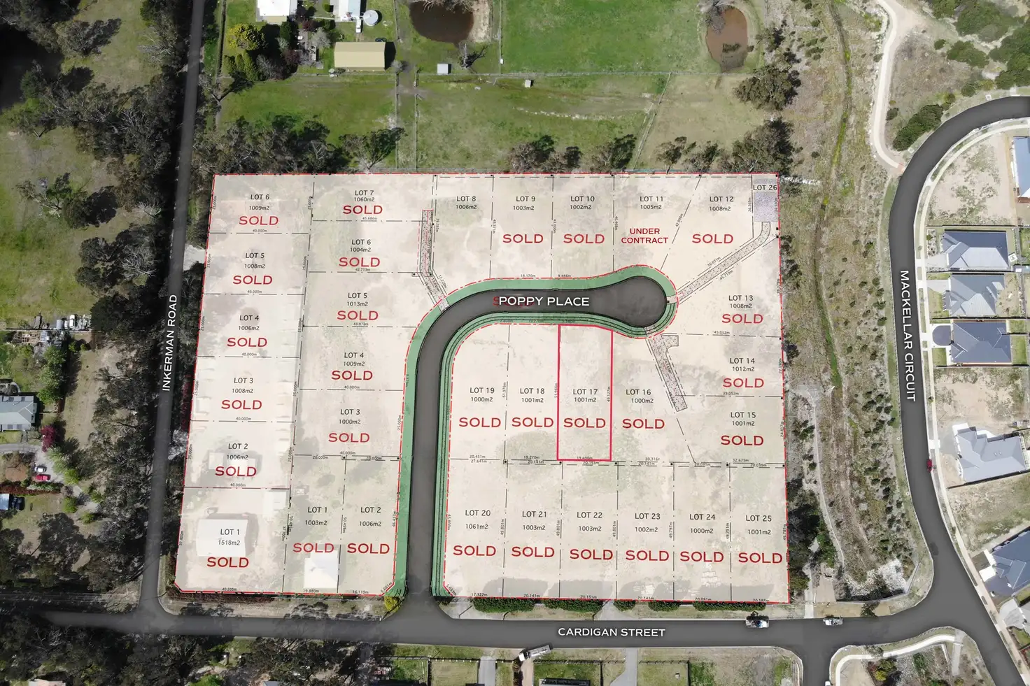 Main view of Homely land listing, LOT 17, 8 Poppy Place, Renwick NSW 2575