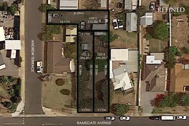 Main view of Homely land listing, LOT 1, 2 & 3, 36 Ramsgate Avenue, Christies Beach SA 5165