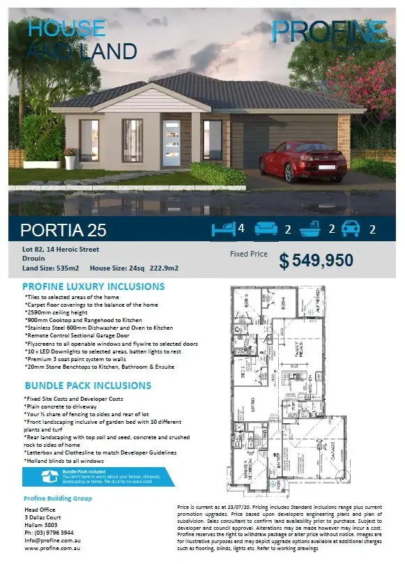 Main view of Homely land listing, 14 Heroic Street, Drouin VIC 3818
