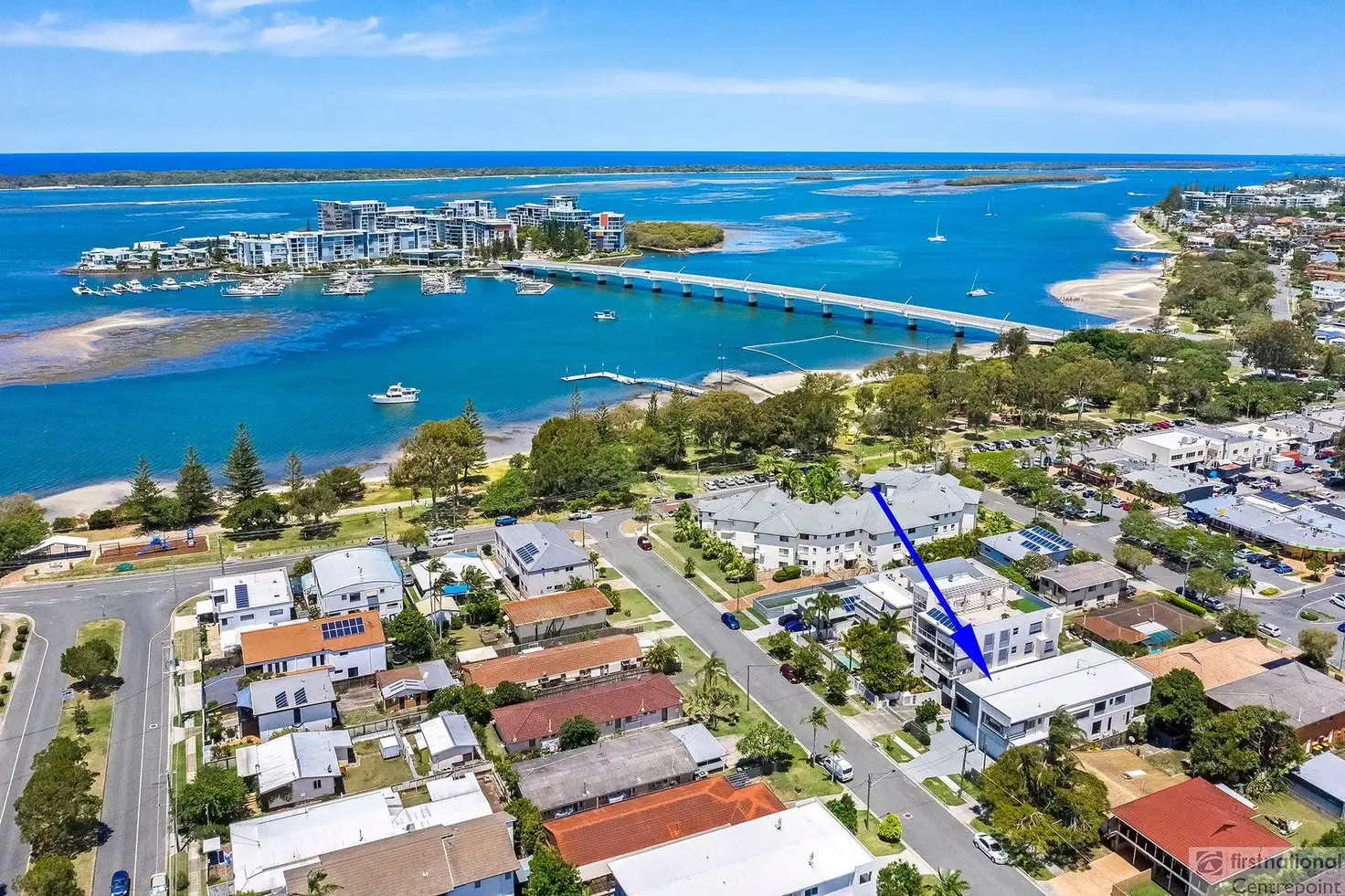 Main view of Homely semi-detached listing, 1/12 Victor Avenue, Paradise Point QLD 4216