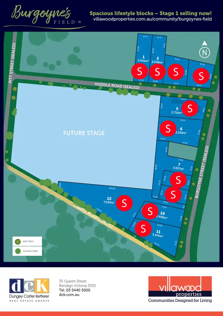 Main view of Homely land listing, LOT 7 Burgoyne Street, Huntly VIC 3551