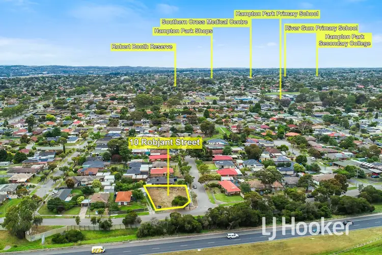 Third view of Homely land listing, 10 Robjant Street, Hampton Park VIC 3976