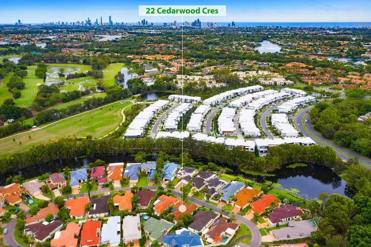 Second view of Homely house listing, 22 Cedarwood Crescent, Robina QLD 4226