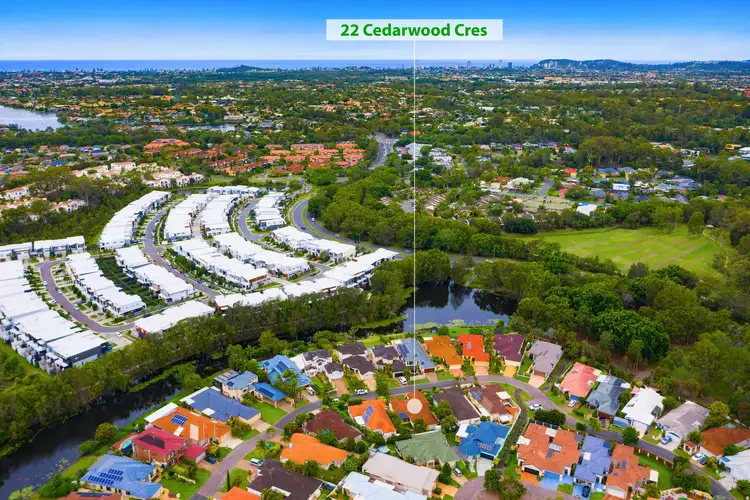 Third view of Homely house listing, 22 Cedarwood Crescent, Robina QLD 4226