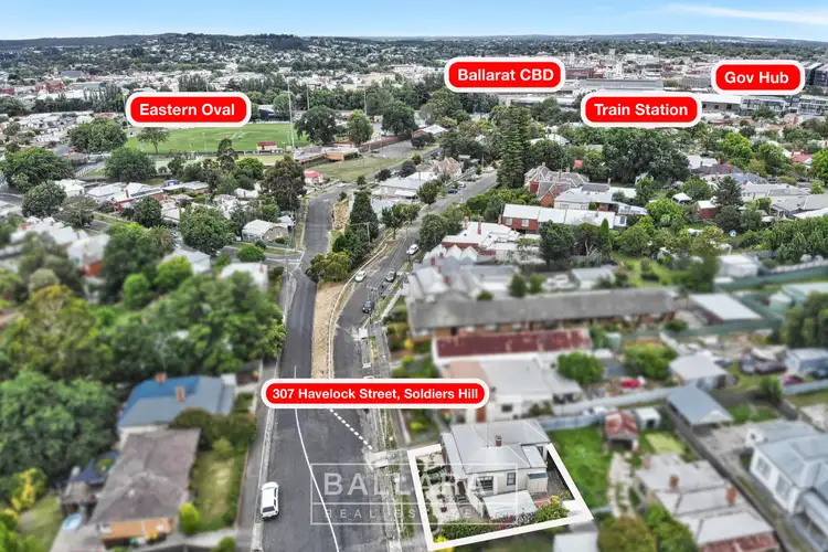 Second view of Homely house listing, 307 Havelock Street, Soldiers Hill VIC 3350