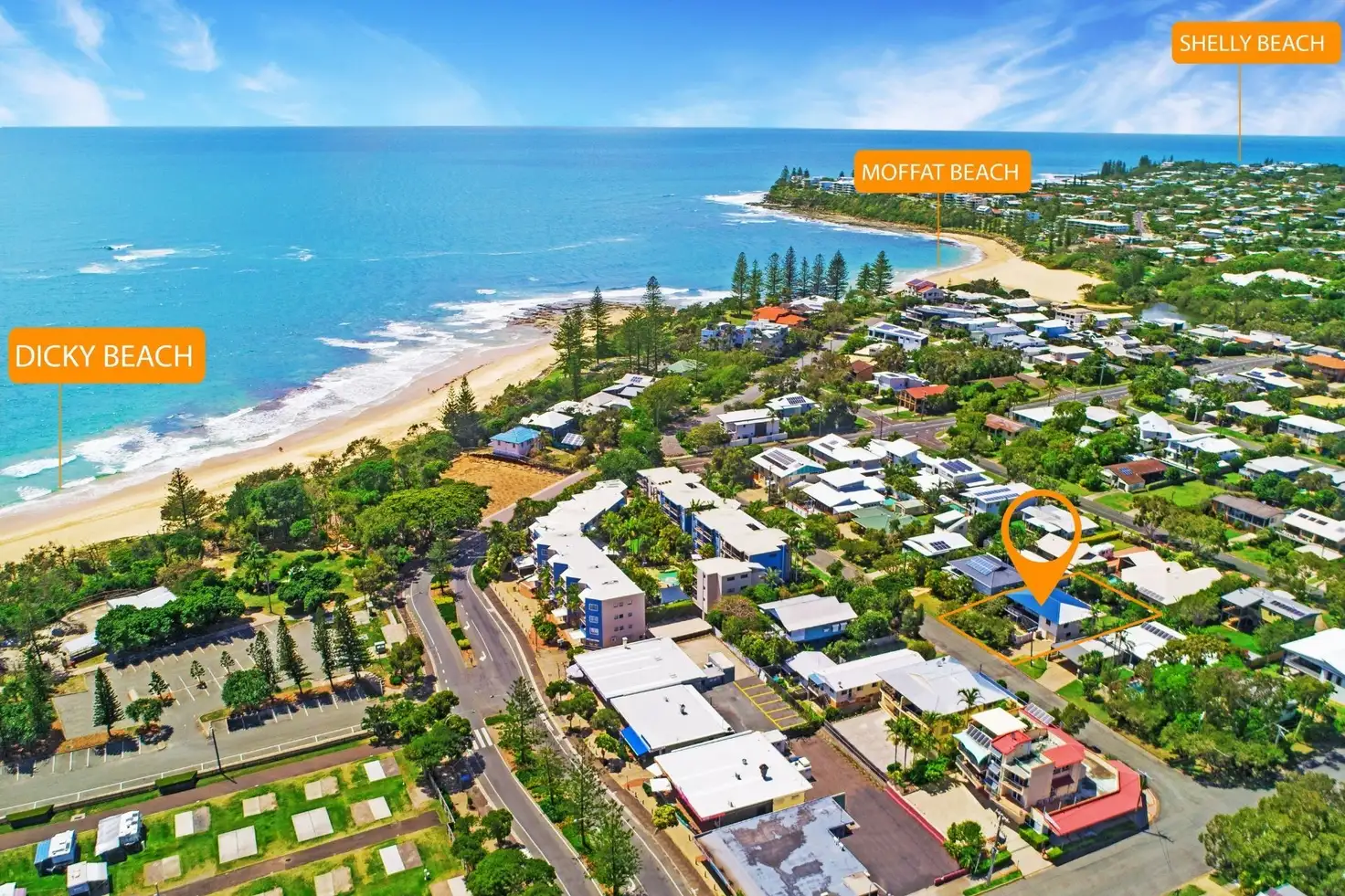 Main view of Homely house listing, 10 Rooke Street, Dicky Beach QLD 4551