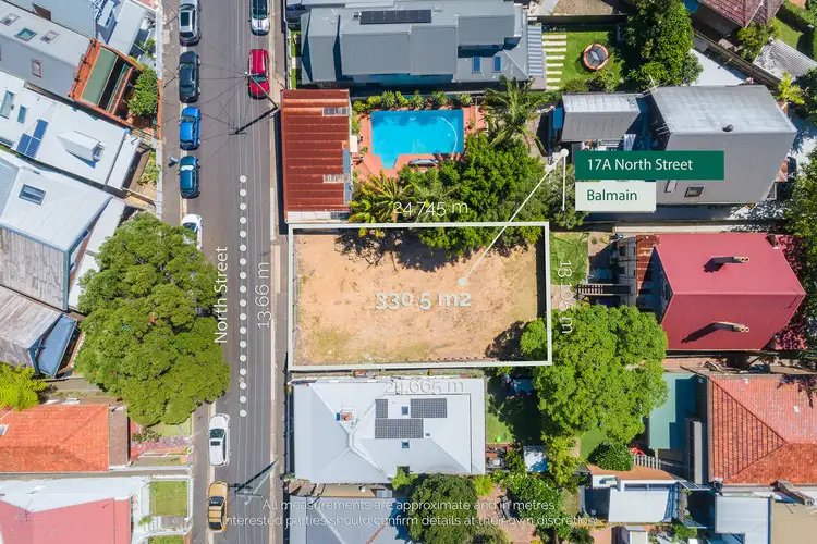 Main view of Homely land listing, 17A North Street, Balmain NSW 2041