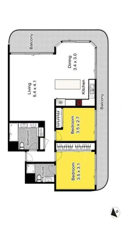 Fourth view of Homely apartment listing, 19/22 Armrick Avenue, Broadbeach QLD 4218