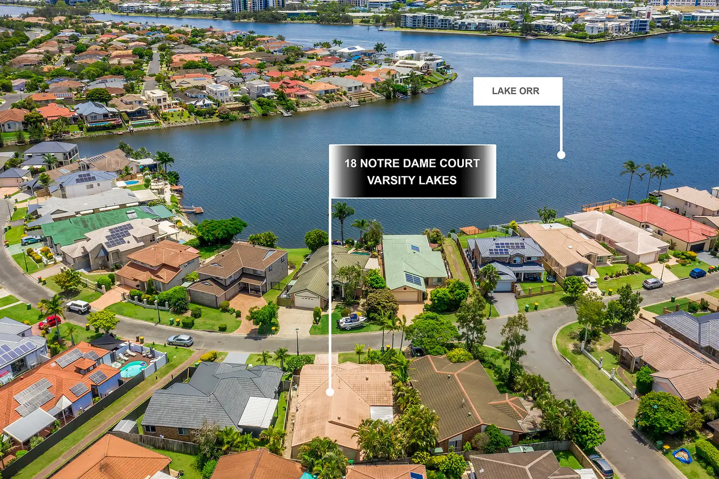 Main view of Homely house listing, 18 Notre Dame Court, Varsity Lakes QLD 4227