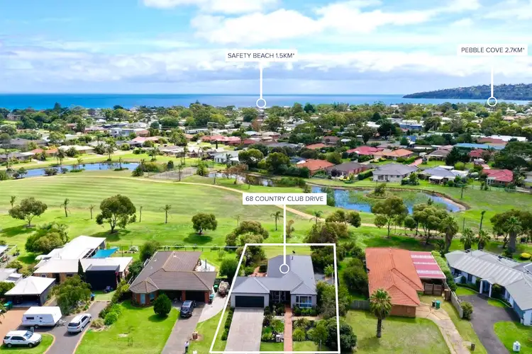 Main view of Homely house listing, 68 Country Club Drive, Safety Beach VIC 3936