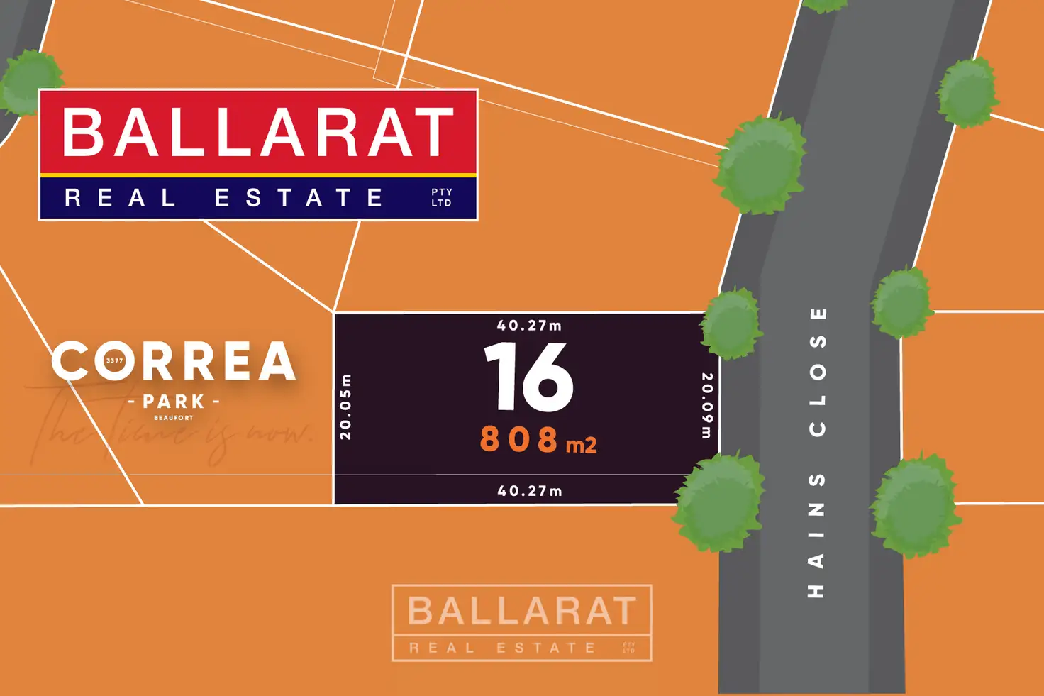 Main view of Homely land listing, Lot 16 Hains Close, Beaufort VIC 3373