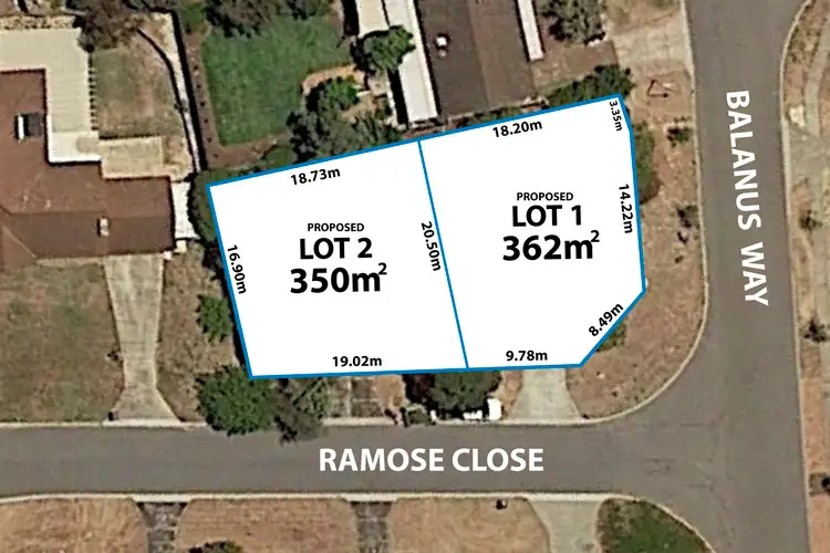 Main view of Homely land listing, LOT 2, 1 Ramose Close, Heathridge WA 6027
