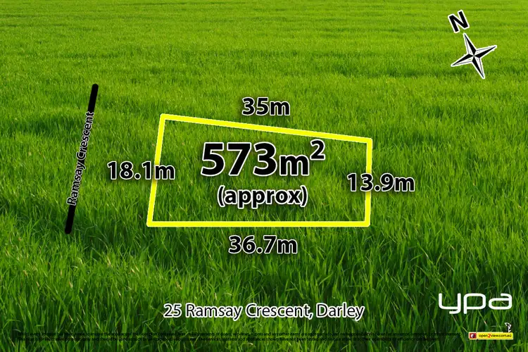 Main view of Homely land listing, 25 Ramsay Crescent, Darley VIC 3340