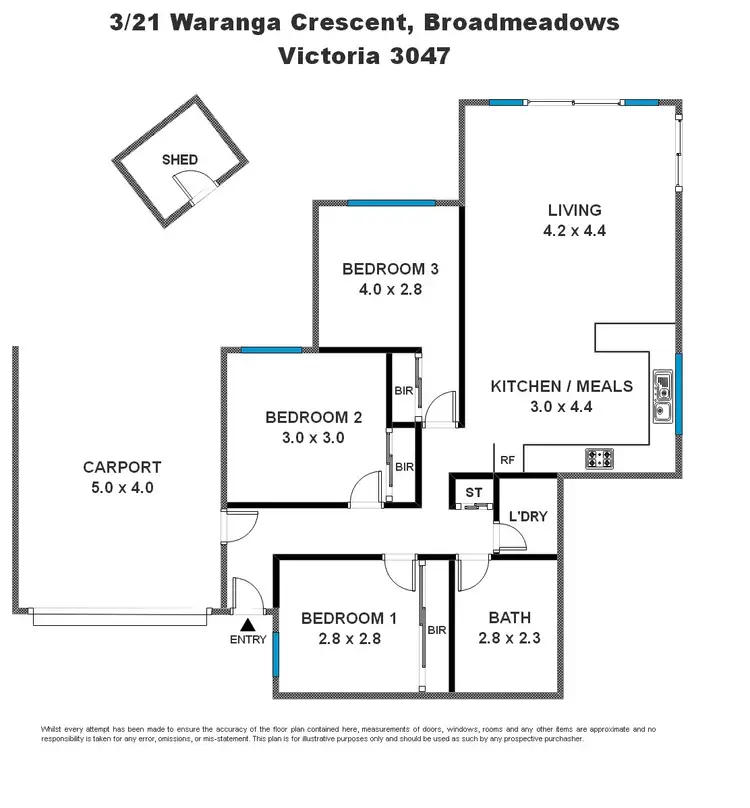 Seventh view of Homely unit listing, 3/21 Waranga Crescent, Broadmeadows VIC 3047