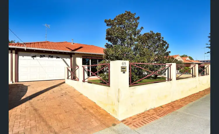 Main view of Homely semi-detached listing, 68 Deanmore Road, Scarborough WA 6019