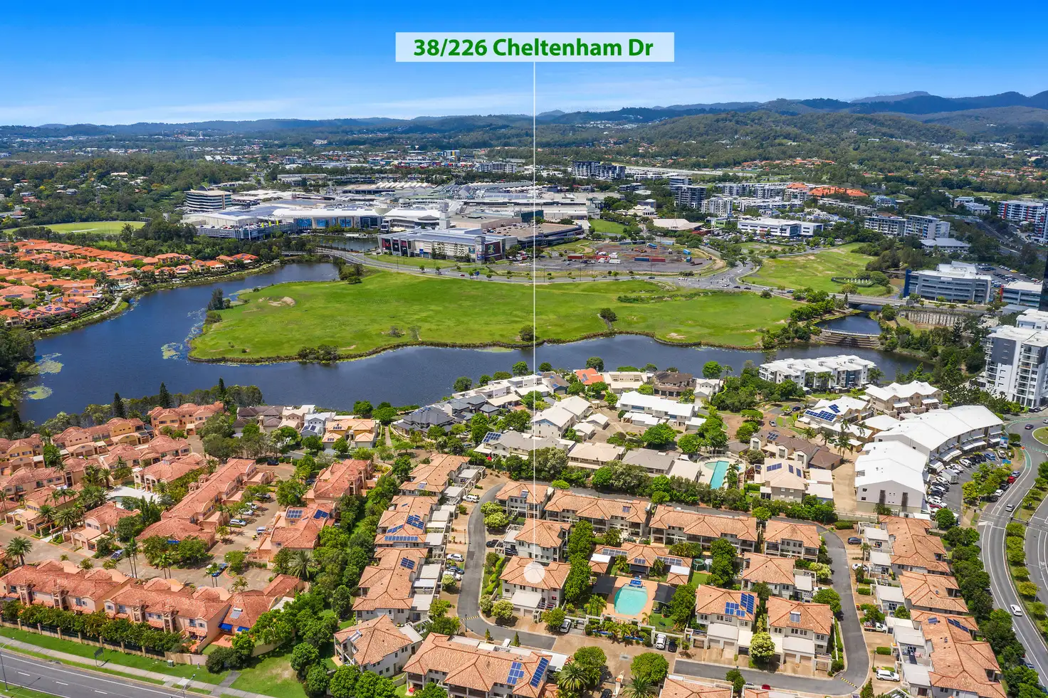 Main view of Homely townhouse listing, 38/226 Cheltenham Drive, Robina QLD 4226
