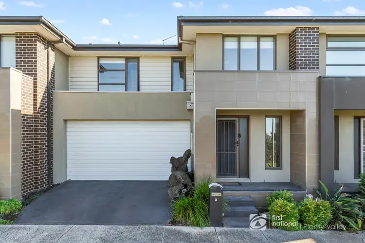 Main view of Homely townhouse listing, 5 Cantona Parkway, Mernda VIC 3754
