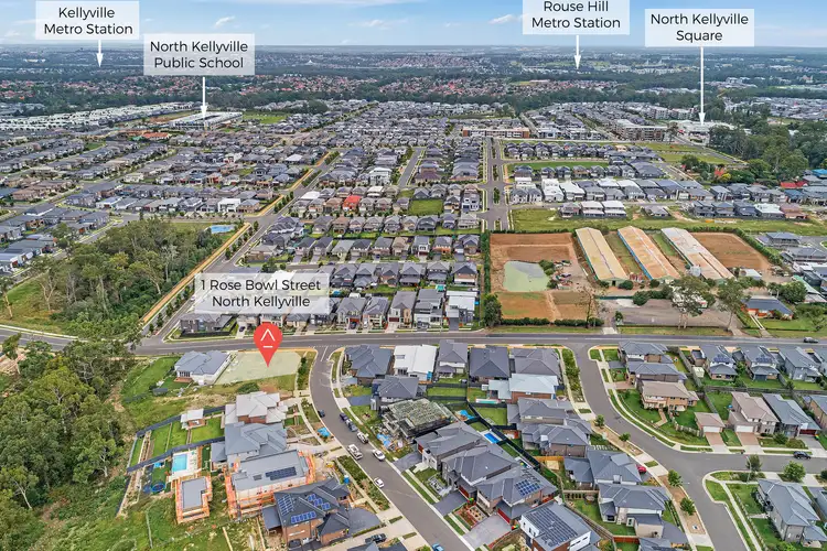 Second view of Homely land listing, 1 Rose Bowl Street, North Kellyville NSW 2155