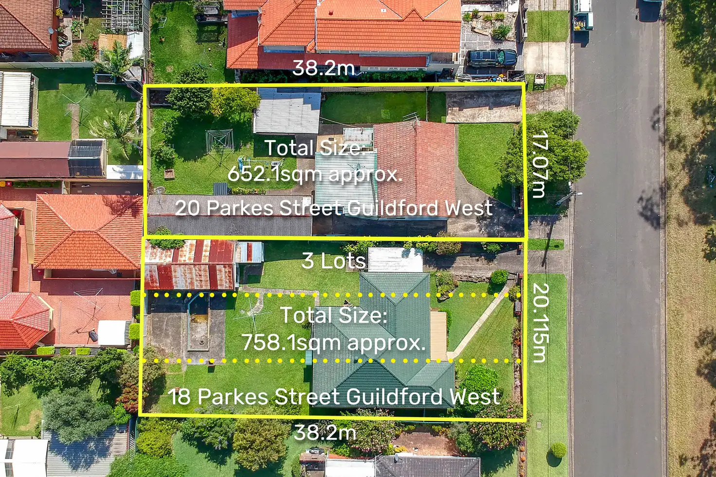 Main view of Homely house listing, 18 & 20 Parkes Street, Guildford NSW 2161