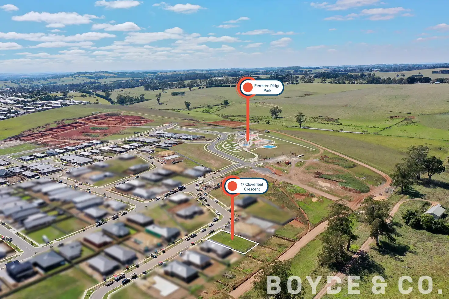 Main view of Homely land listing, 17 Cloverleaf Crescent, Drouin VIC 3818