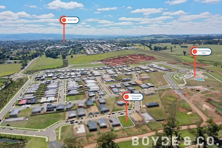 Fourth view of Homely land listing, 17 Cloverleaf Crescent, Drouin VIC 3818