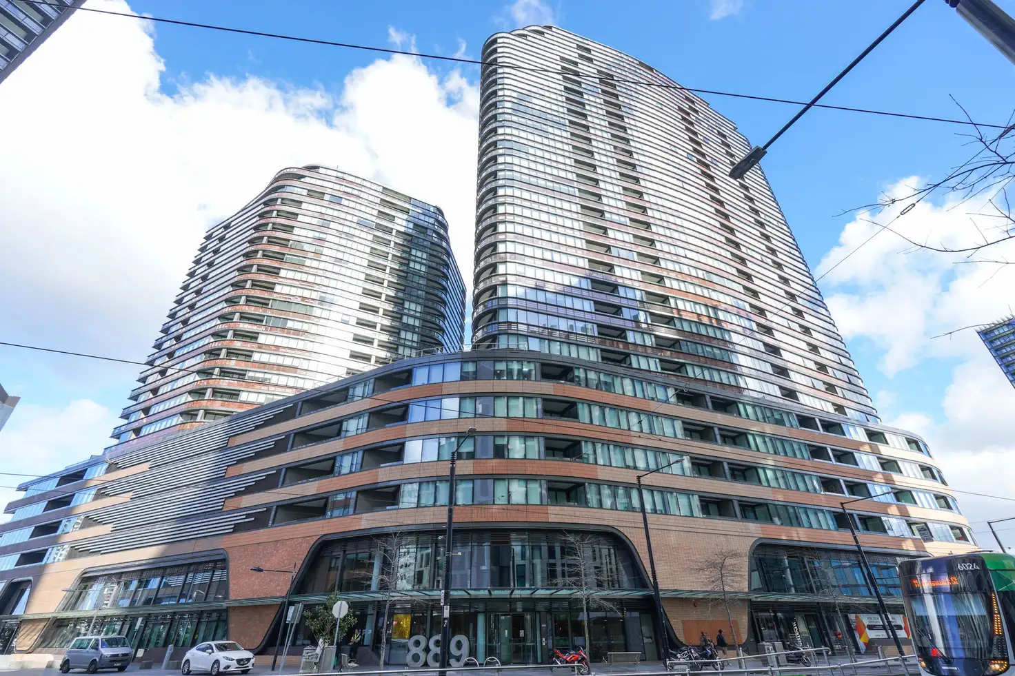 Main view of Homely apartment listing, 2501N/889 Collins Street, Docklands VIC 3008