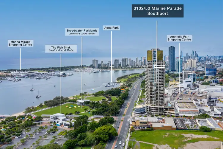 Second view of Homely apartment listing, 3102/50 Marine Parade, Southport QLD 4215
