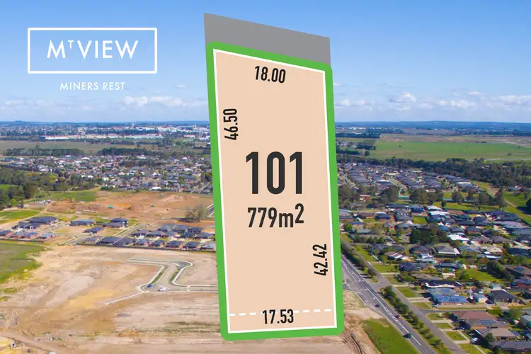 Main view of Homely land listing, 369 Cummins Road, Miners Rest VIC 3352
