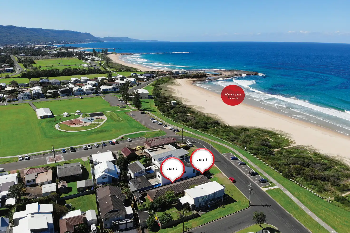 Main view of Homely unit listing, 1/10 Beach Drive, Woonona NSW 2517