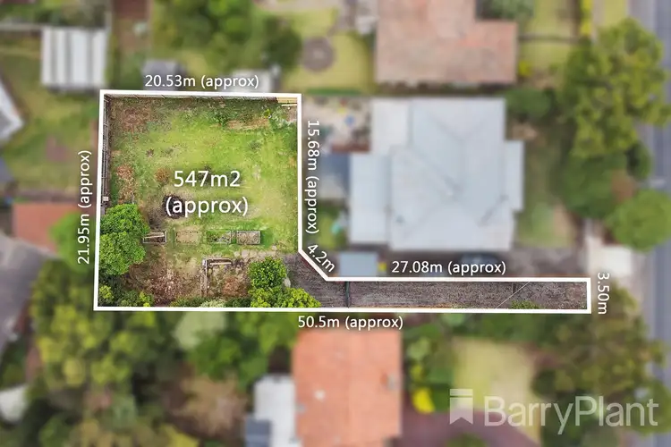 Main view of Homely land listing, 92B South Valley Road, Highton VIC 3216
