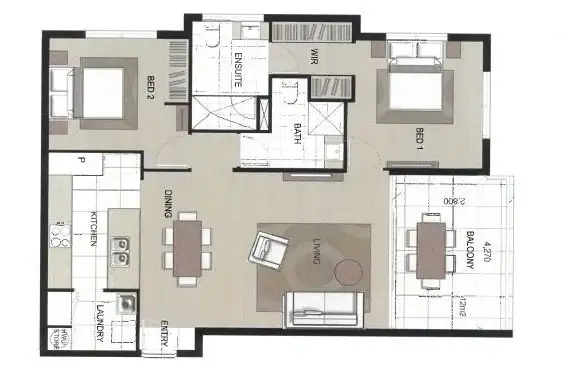 Third view of Homely apartment listing, 2108/31 Bourton Road, Merrimac QLD 4226
