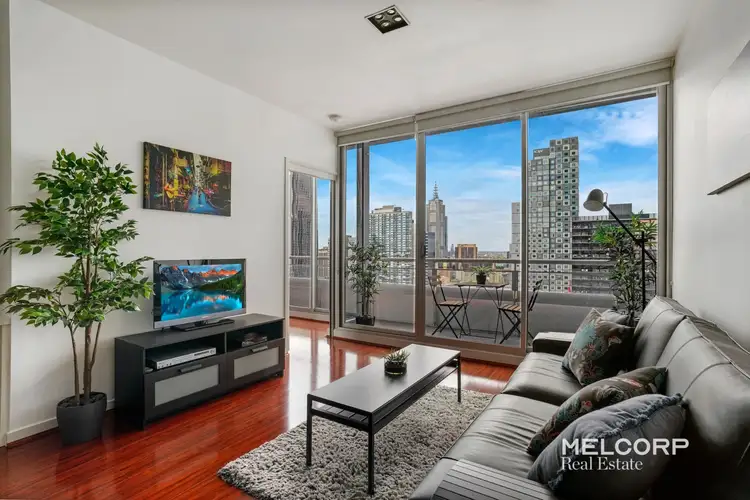 Second view of Homely apartment listing, 2705/8 Franklin Street, Melbourne VIC 3000