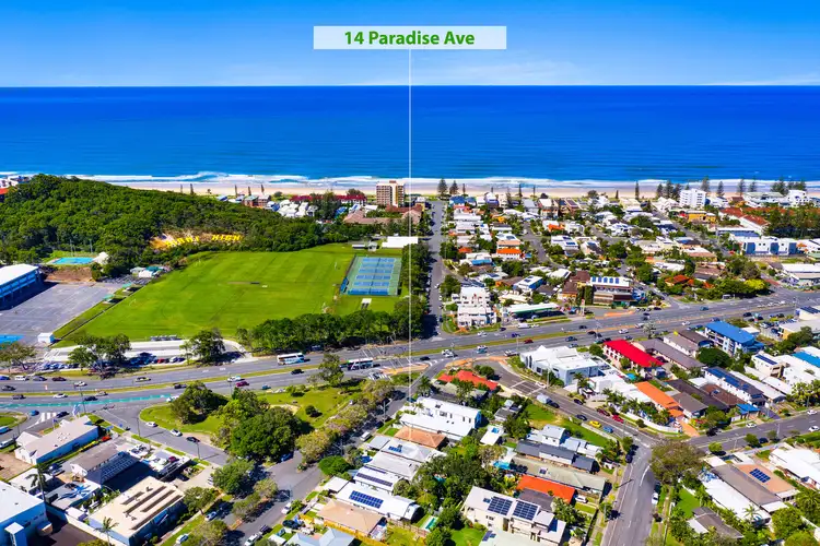 Main view of Homely house listing, 14 Paradise Avenue, Miami QLD 4220