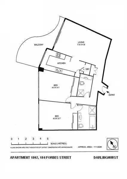 Second view of Homely apartment listing, 1802/184 Forbes Street, Darlinghurst NSW 2010