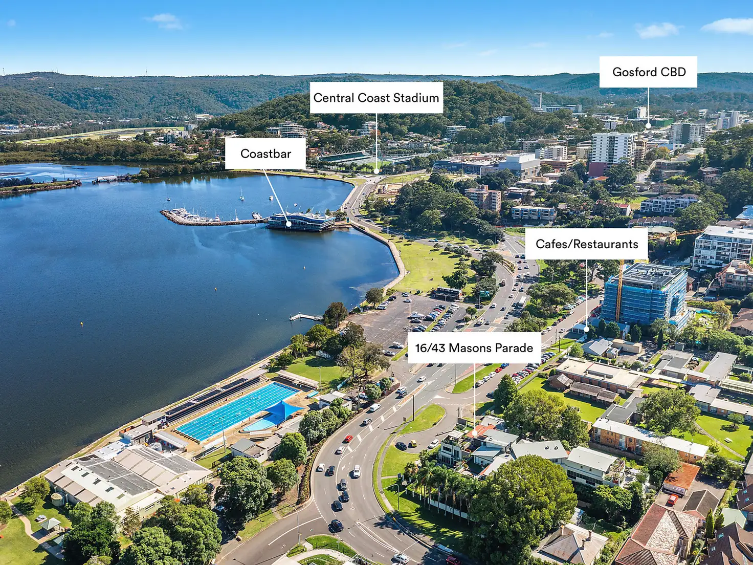 Main view of Homely apartment listing, 16/43 Masons Parade, Point Frederick NSW 2250