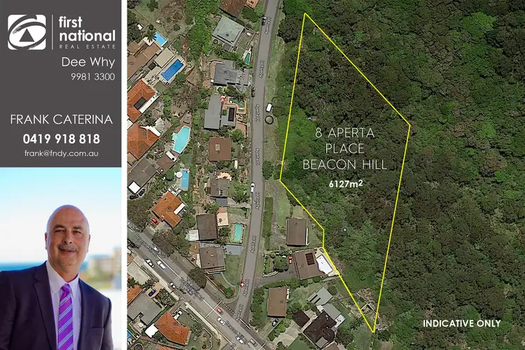Main view of Homely land listing, 8 Aperta Place, Beacon Hill NSW 2100