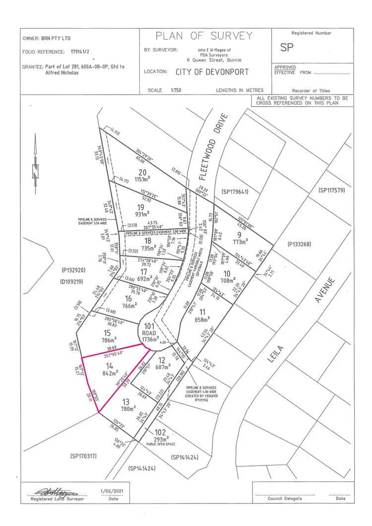 Second view of Homely land listing, LOT 14, 35 Fleetwood Drive, Spreyton TAS 7310
