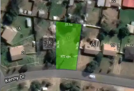 Main view of Homely land listing, 17 Kenny Drive, Tamworth NSW 2340