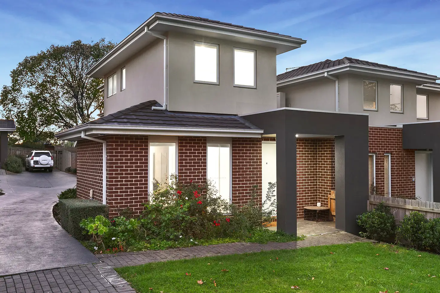 Main view of Homely townhouse listing, 4/45-47 Greenwood Street, Burwood VIC 3125