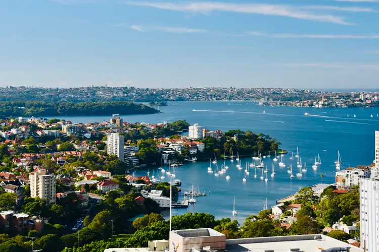 Main view of Homely studio listing, 2309/79-81 Berry Street, North Sydney NSW 2060