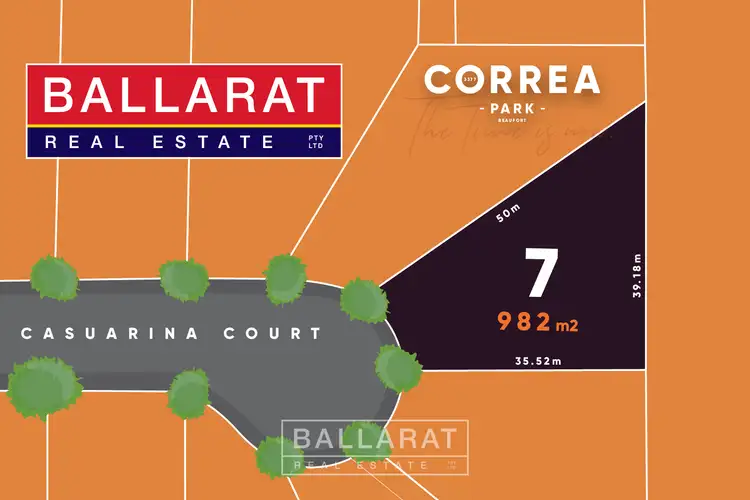 Main view of Homely land listing, Lot 7 Casuarina Court, Beaufort VIC 3373