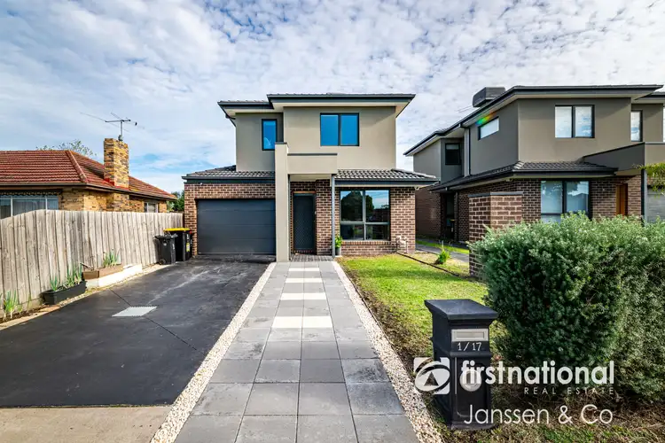 Main view of Homely townhouse listing, 1/17 Tennyson Avenue, Clayton South VIC 3169