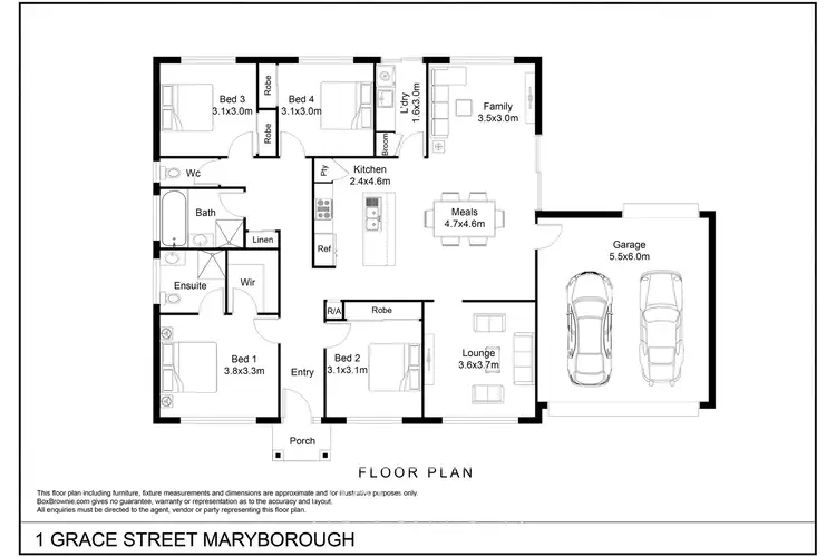 Second view of Homely house listing, 1 Grace Street, Maryborough VIC 3465