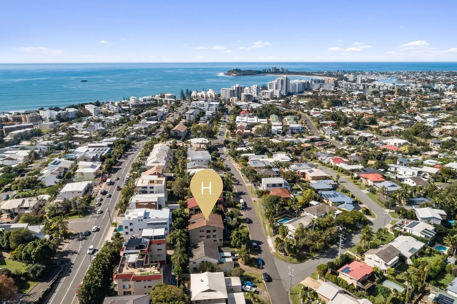 Main view of Homely unit listing, 1/22 Kalinda Avenue, Mooloolaba QLD 4557