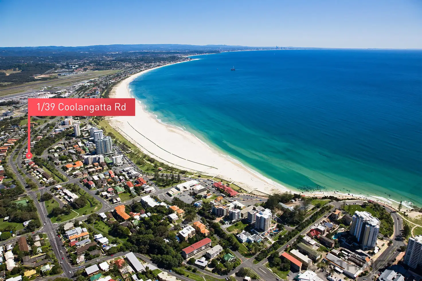 Main view of Homely unit listing, 1/39 Coolangatta Road, Kirra QLD 4225